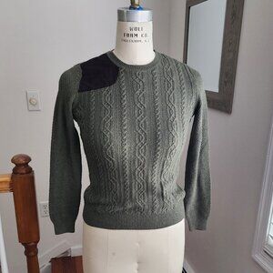 TOMMY HILFIGER Long Sleeve Cable K-nit Sweater Size XS
